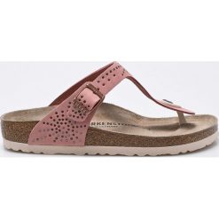 Birkenstock - Japonki Gizeh Bs. Różowe klapki damskie marki Birkenstock, ze skóry. W wyprzedaży za 429,90 zł.