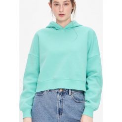 Bluza oversize z kapturem - Turkusowy. Niebieskie bluzy damskie House, s, bez wzorów, bez rękawów, z kapturem. Za 69,99 zł.