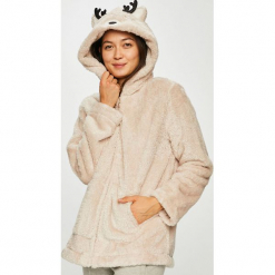 Etam - Bluza Miel. Brązowe bluzy damskie z kieszeniami marki Etam, s, z poliesteru, z kapturem. W wyprzedaży za 139,90 zł.