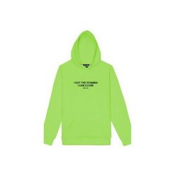 NEO GREEN HOODIE. Zielone bluzy damskie marki MAJORS, m, z nadrukiem, z bawełny, bez rękawów, bez kaptura. Za 240,00 zł.
