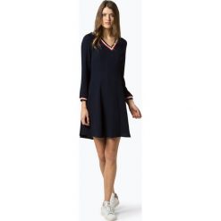 Marie Lund - Sukienka damska – Coordinates, niebieski. Niebieskie sukienki damskie Marie Lund, w paski, sportowe, bez kołnierzyka, bez rękawów, sportowe. Za 449,95 zł.