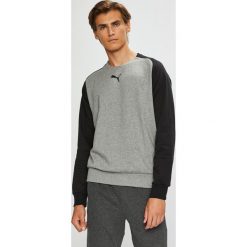 Puma - Bluza. Szare bluzy męskie Puma, m, bez wzorów, z bawełny, z okrągłym kołnierzem, bez rękawów, bez kaptura. W wyprzedaży za 179,90 zł.