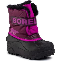 Śniegowce SOREL - Snow Commander NC1960 Purple Dahlia/Groovy Pink 562. Różowe śniegowce dziewczęce Sorel. W wyprzedaży za 209,00 zł.