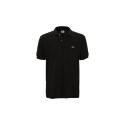 Koszulki polo z krótkim rękawem Lacoste L1212 Polo. Czarne koszulki męskie Lacoste, m, bez wzorów, z krótkim rękawem. Za 353,25 zł.