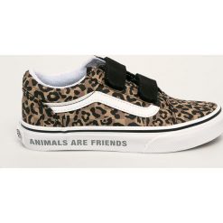 Vans - Tenisówki dziecięce. Pomarańczowe trampki dziewczęce Vans, z gumy. Za 219,90 zł.