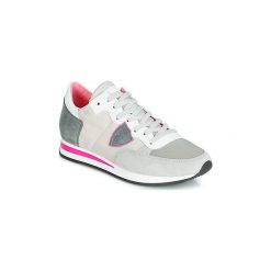 Buty Philippe Model TROPEZ MONDIAL. Szare trampki i tenisówki damskie marki Philippe Model, bez wzorów, bez zapięcia. Za 1149,00 zł.