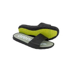 Klapki Basenowe Watergrip. Czarne klapki męskie Arena, bez wzorów. Za 99,99 zł.
