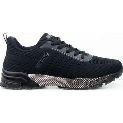 Sneakersy tekstylne czarne McKey. Czarne buty sportowe damskie Mckey. W wyprzedaży za 129,00 zł.