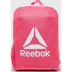 Reebok - Plecak. Różowe plecaki damskie Reebok, z nadrukiem, z poliesteru. Za 69,90 zł.