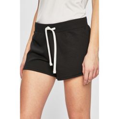 Reebok - Szorty. Czarne spodenki sportowe damskie marki Reebok, s, z elastanu, sportowe. Za 99,90 zł.