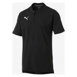 Puma Cup Casuals Polo Koszulka Czarny. Czarne podkoszulki męskie Puma, m, z haftami, z bawełny, bez rękawów. Za 171,95 zł.
