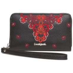 Desigual Portfel Damski Czarny Manuela Mini Zip. Czarne portfele damskie marki Desigual. Za 199,00 zł.