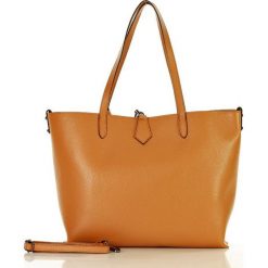 Marco mazzini torebka shopper xxl glamour brąz karmel. Torby damskie na zakupy MAZZINI, bez wzorów, ze skóry, street, bez dodatków. W wyprzedaży za 329,00 zł.