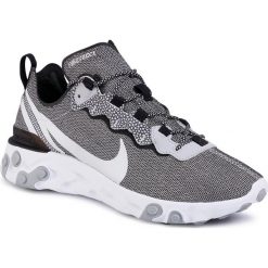 Buty NIKE - React Element 55 Se CD2153 100 White/Pure Platinum/Wolf Grey. Czarne buty sportowe męskie Nike, ze skóry ekologicznej, bez zapięcia. W wyprzedaży za 429,00 zł.