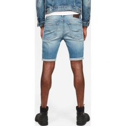 G-Star Raw - Szorty jeansowe. Niebieskie spodenki i szorty męskie G-Star RAW, bez wzorów, z elastanu, retro. W wyprzedaży za 349,90 zł.