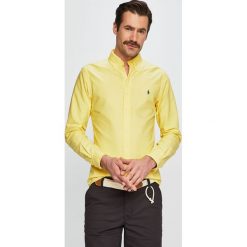 Polo Ralph Lauren - Koszula. Żółte koszule męskie Polo Ralph Lauren, s, bez wzorów, z bawełny, polo, z długim rękawem. Za 469,90 zł.