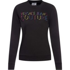 Bluza Versace Jeans Couture B6HUB799. Czarne bluzy damskie Versace Jeans Couture, s, bez wzorów, z bawełny, bez rękawów, bez kaptura. W wyprzedaży za 439,00 zł.