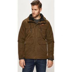 Columbia - Parka. Zielone płaszcze męskie Columbia, m, bez wzorów, z poliesteru, krótkie, z kapturem. W wyprzedaży za 649,90 zł.