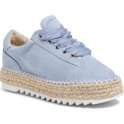 Espadryle BULLBOXER - 155003F5T Pastel Blue. Niebieskie espadryle damskie Bullboxer, bez wzorów, z tworzywa sztucznego, bez obcasa, na płaskiej podeszwie. W wyprzedaży za 179,00 zł.