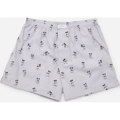 Bokserki Mickey Mouse - Jasny szary. Szare bokserki męskie Reserved, z motywem z bajki. Za 34,99 zł.