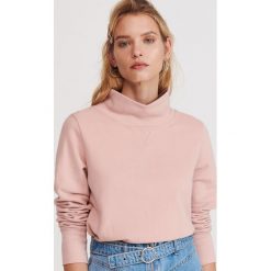 Bluza ze stójką - Różowy. Różowe bluzy damskie Reserved, s, bez wzorów, bez rękawów, bez kaptura. Za 69,99 zł.