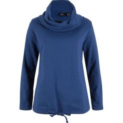 Bluza dresowa bonprix kobaltowy. Niebieskie bluzy damskie bonprix, z dresówki. Za 84,99 zł.
