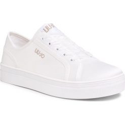 Tenisówki LIU JO - Alicia 64 4A0705 T0380 Milk S1400. Białe półbuty damskie Liu Jo, bez wzorów, ze skóry, bez zapięcia. Za 399,00 zł.