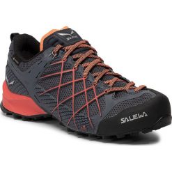 Trekkingi SALEWA - Wildfire Gtx GORE-TEX 63487-3845 Ombre Blue/Fluo Orange. Niebieskie trapery męskie Salewa, z tworzywa sztucznego, bez zapięcia, trekkingowe, gore-tex. W wyprzedaży za 599,00 zł.