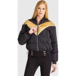 KURTKA LAURIE Guess. Czarne kurtki damskie Guess, s, z aplikacjami, bez kaptura. Za 679,00 zł.
