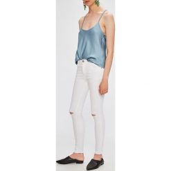 Answear - Jeansy. Białe jeansy damskie skinny marki ANSWEAR, s, z elastanu. Za 99,90 zł.