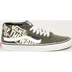 Vans - Tenisówki. Zielone trampki męskie Vans, ze skóry, na sznurówki. W wyprzedaży za 239,90 zł.