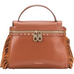TWINSET Torebka Brązowy. Pomarańczowe torebki klasyczne damskie Twinset, w paski, ze skóry, bez dodatków. Za 1746,95 zł.