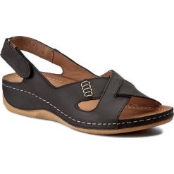 Sandały damskie: Sandały POLLONUS – 5780 Czarny Velvet