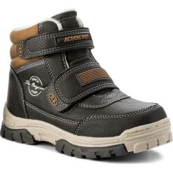 Buty zimowe chłopięce: Trapery ACTION BOY – CP07-2772 Szary