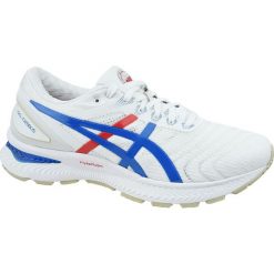 Asics Gel-Nimbus 22 1011A780-100 47 Białe. Białe buty sportowe męskie Asics, bez zapięcia, do biegania. W wyprzedaży za 699,99 zł.