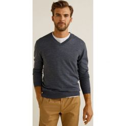 Mango Man - Sweter Willyv. Szare swetry klasyczne męskie Mango Man, l, z dzianiny. Za 199,90 zł.
