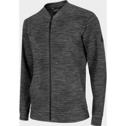 Bluza męska BLM611 - głęboka czerń melanż - Outhorn. Pomarańczowe bluzy męskie Outhorn, m, bez wzorów, bez kołnierzyka, bez rękawów, bez kaptura. W wyprzedaży za 69,99 zł.