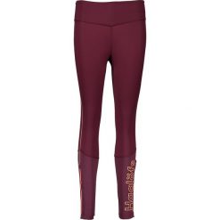 Legginsy funkcyjne "Lim Comp Q" w kolorze ciemnofioletowym. Fioletowe legginsy damskie marki Haglöfs, xs, z nadrukiem. W wyprzedaży za 239,95 zł.
