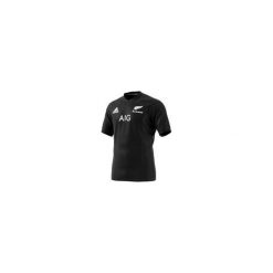 Koszulka do rugby replika All Blacks 2016 2018. Czarne koszulki męskie Adidas, m, bez wzorów, bez kołnierzyka, bez rękawów. Za 259,99 zł.