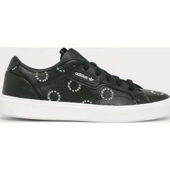 Adidas Originals - Buty skórzane Sleek W. Czarne buty sportowe damskie adidas Originals, ze skóry. Za 379,90 zł.