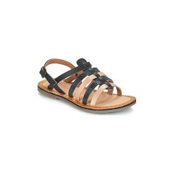 Sandały Dziecko Kickers DIXON. Czarne sandały dziewczęce marki Kickers, bez zapięcia. Za 239,00 zł.