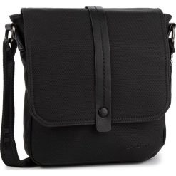 Saszetka LANETTI - RM0920 Black. Czarne torby męskie skórzane Lanetti, bez wzorów, ze skóry ekologicznej, młodzieżowe. Za 119,99 zł.