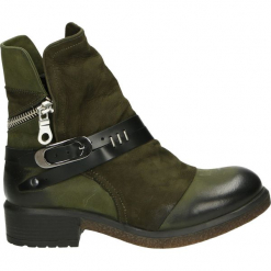 Botki - 0901127 GREEN. Żółte botki damskie skórzane marki Venezia. Za 399,00 zł.