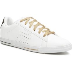 Sneakersy LE COQ SPORTIF - Agate Boutique Premium 1920561 Optical White/Olive Night. Białe półbuty damskie le coq sportif, ze skóry ekologicznej. W wyprzedaży za 209,00 zł.