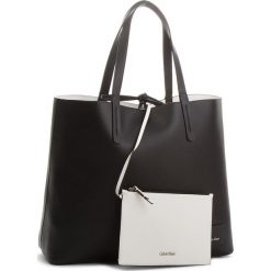 Shopper bag damskie: Torebka CALVIN KLEIN BLACK LABEL – Ck Reversible Shopper K60K604265 901