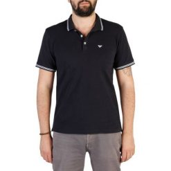Emporio Armani koszulka polo męska L ciemnoniebieska. Niebieskie koszulki męskie Emporio Armani, m, bez wzorów, bez rękawów. W wyprzedaży za 199,00 zł.