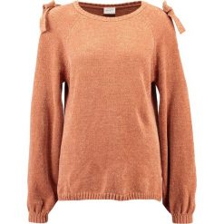 Swetry klasyczne damskie: Vila VICAP Sweter copper brown