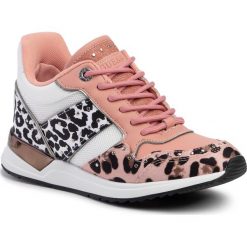 Sneakersy GUESS - Rejjy FL5RJ2 FAP12 LEOPARD. Różowe półbuty damskie Guess, ze skóry ekologicznej. Za 639,00 zł.
