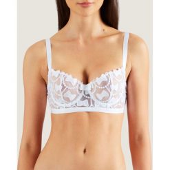 Biustonosz balkonetka Aubade VIKTOR&ROLF The Bow Collection OC14. Białe biustonosze Aubade, bez wzorów, z poliesteru. W wyprzedaży za 349,00 zł.
