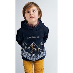 Mayoral - Bluza dziecięca 92-134 cm. Zielone bluzy chłopięce Mayoral, z nadrukiem, z elastanu, bez rękawów, z kapturem. Za 123,90 zł.